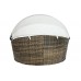 Cama Chill Out de Rattan Sintético e Aço