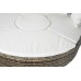 Cama Chill Out de Rattan Sintético e Aço