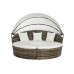 Cama Chill Out de Rattan Sintético e Aço
