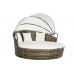 Cama Chill Out de Rattan Sintético e Aço