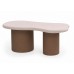 Mesa de centro de MDF e fibra de vidro 