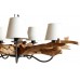 Candeeiro de Teto Teca Ferro