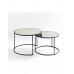 Mesa de Metal e vidro fumado Mesa de Metal e vidro fumado