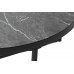 Mesa Café MDF Metal Semelhante Mármore Mesa Café MDF Metal Semelhante Mármore