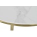 Mesa Auxiliar Set 2 Cerâmica Metal Mesa Auxiliar Set 2 Cerâmica Metal