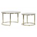 Mesa Auxiliar Set 2 Cerâmica Metal Mesa Auxiliar Set 2 Cerâmica Metal