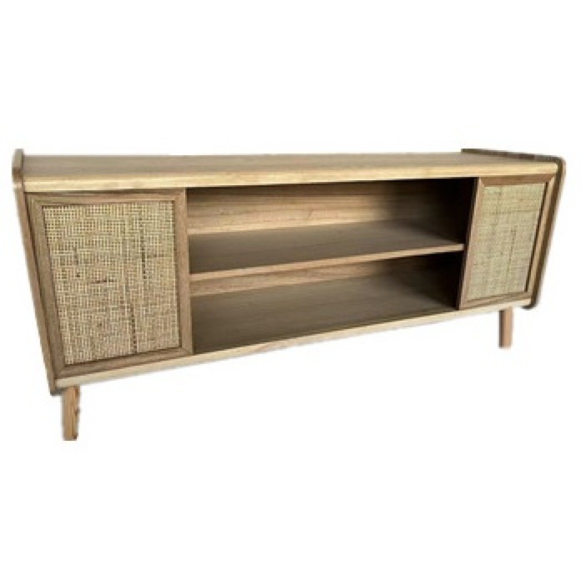 Móvel TV Paulownia Rattan Móvel TV Paulownia Rattan